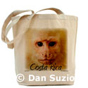 Monkey tote bag